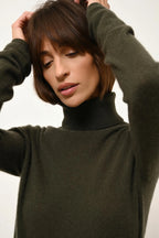 Jersey de Cuello Vuelto - Ava - Caqui