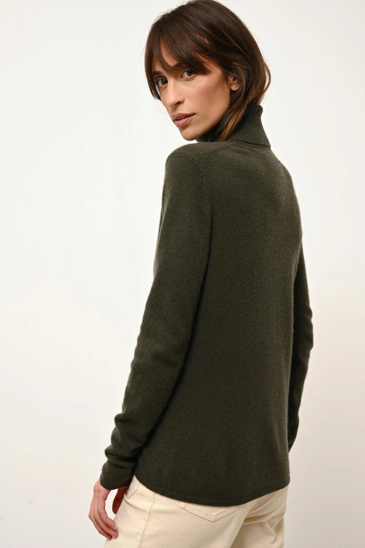 Jersey de Cuello Vuelto - Ava - Caqui
