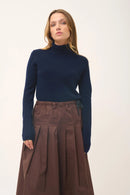 Pull Col Roulé - Ava - Navy