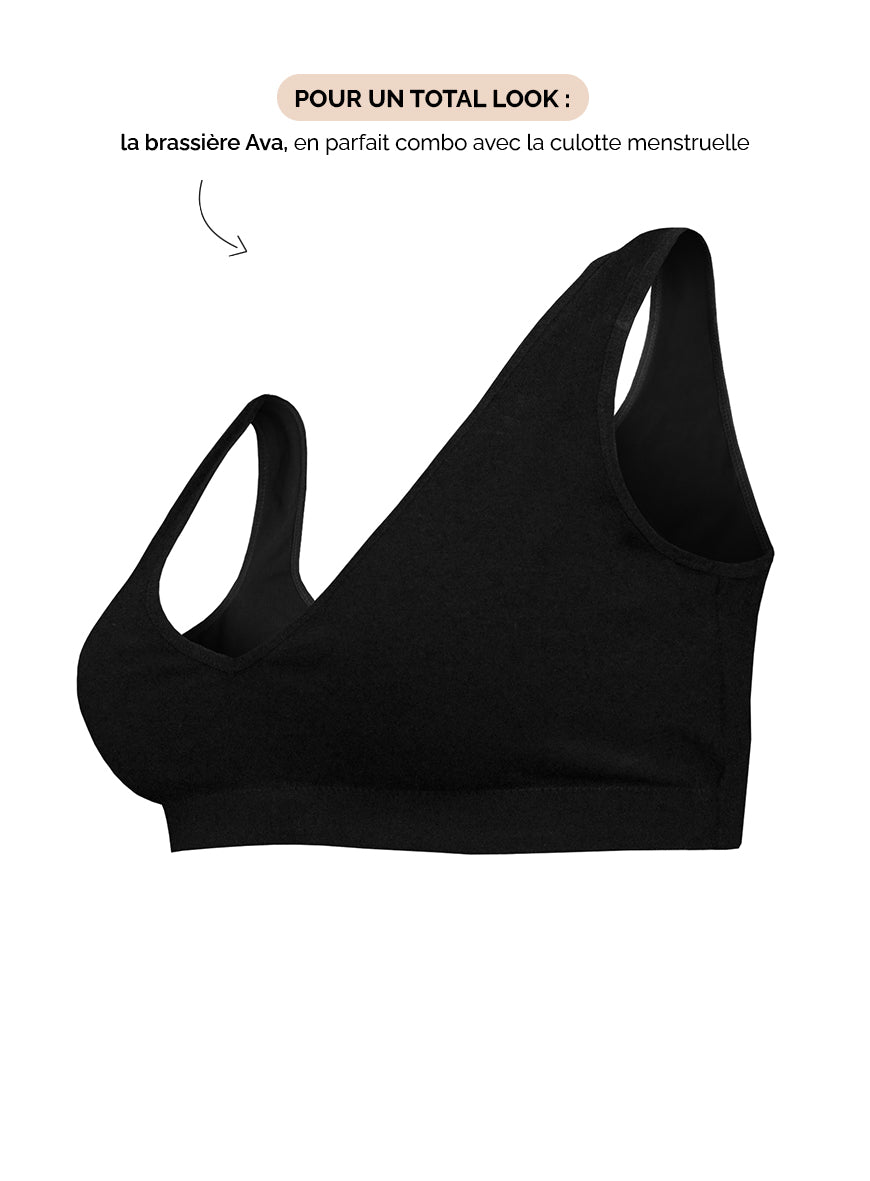 Pack of 2 Anna Lace Briefs Medium Flow - Black