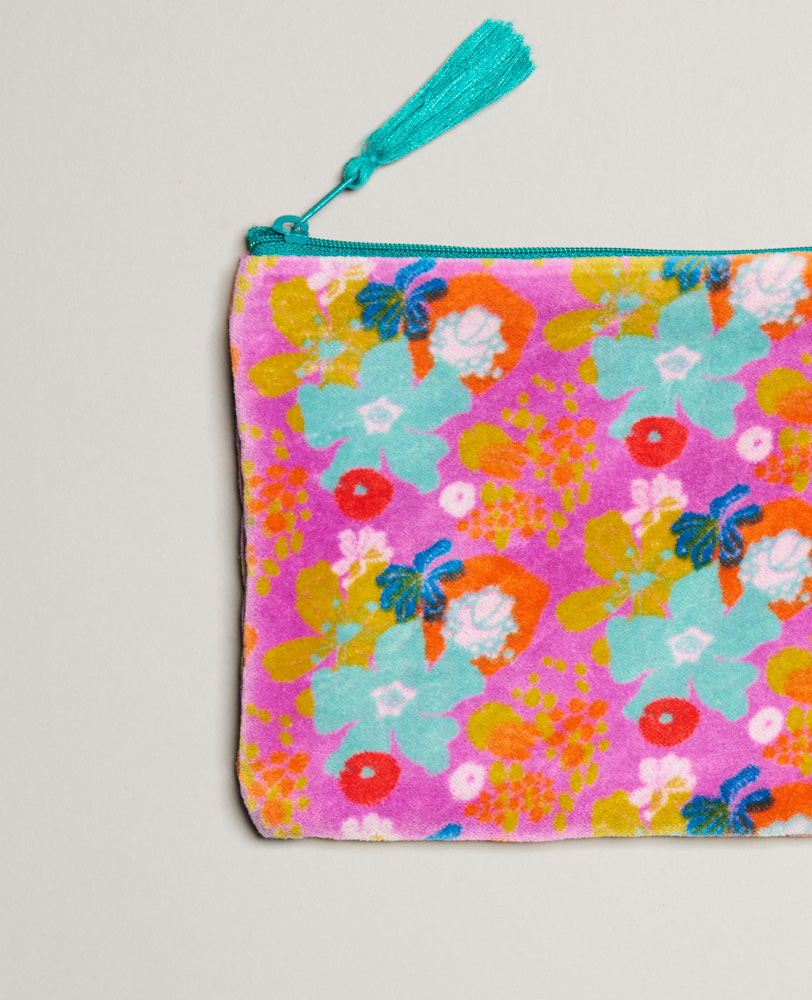 Medium Pouch Velvet - Mackintosh purple