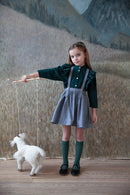 Blusa Edna evergreen - Selección Soor Ploom disponible en amaetc.com, concept store ecológico para niños