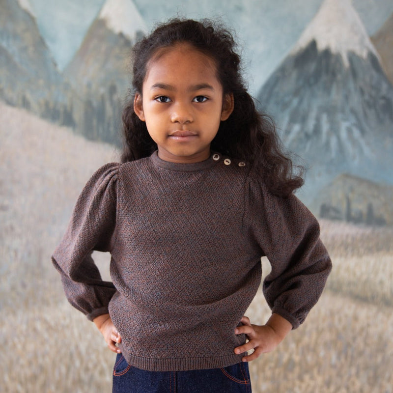 Jersey mineral Agnes de lana merino - Selección Soor Ploom disponible en amaetc.com, concept store ecológico para niños