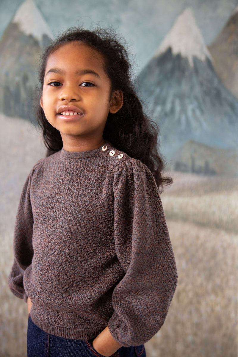 Jersey mineral Agnes de lana merino - Selección Soor Ploom disponible en amaetc.com, concept store ecológico para niños