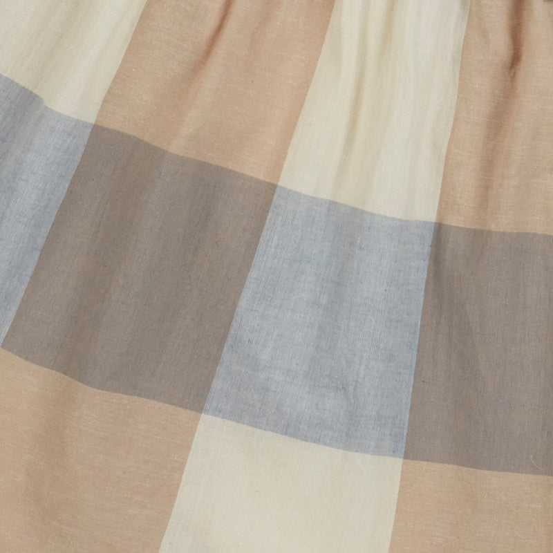 Pinafore Lena blanket check cream Apolina dress - Find all the new Apolina products on www.amaetc.com, eco-friendly concept store for children