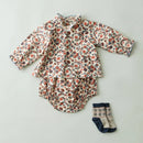 Caramel - Set Blouse Et Bloomer Sana Cream Floral