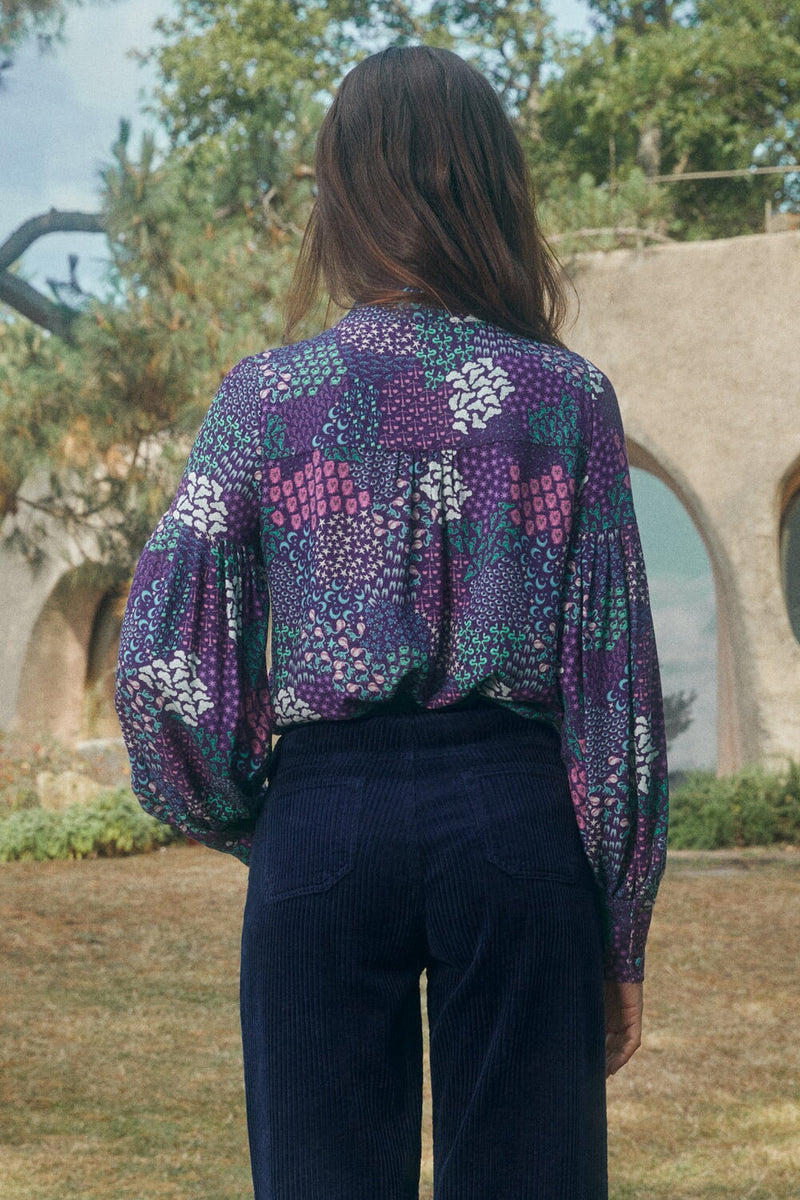 Fabuleuse Zodiac Blusa Morada - Morado