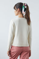 Pull Bonheur En Laine - Blanc