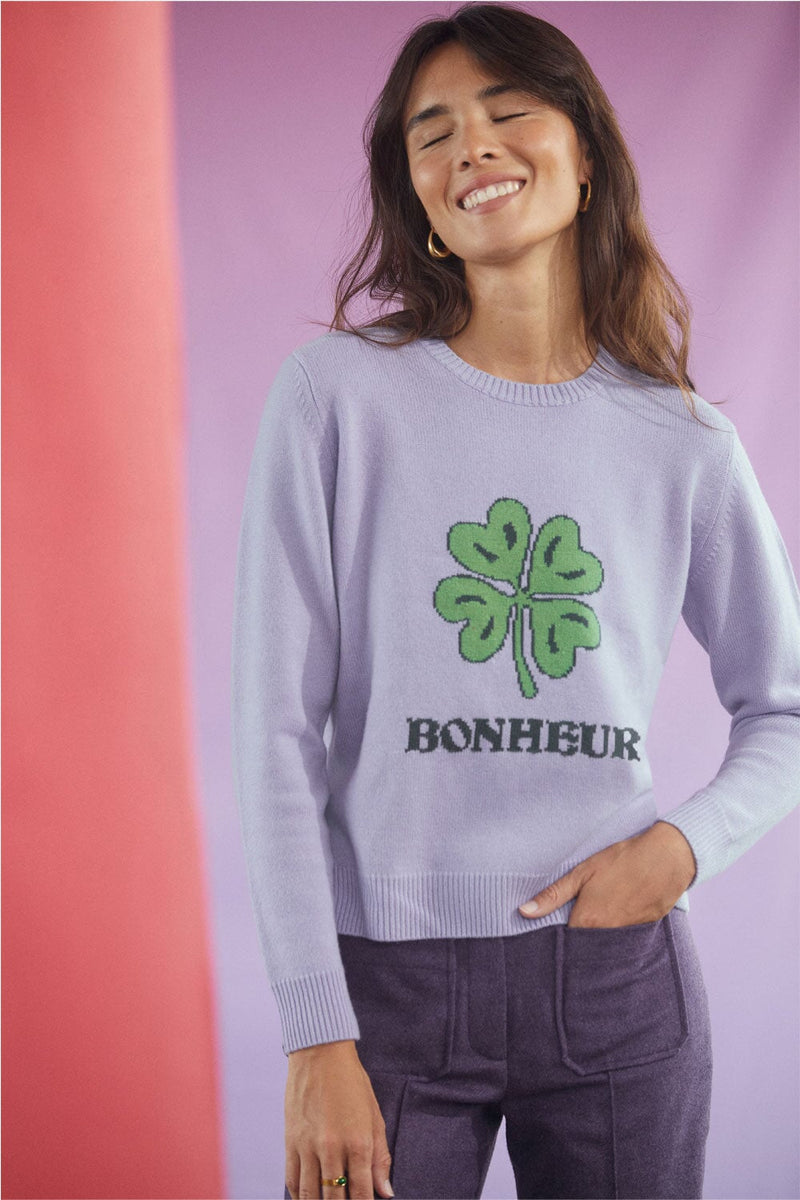 Bonheur Jersey Lana Morado - Morado