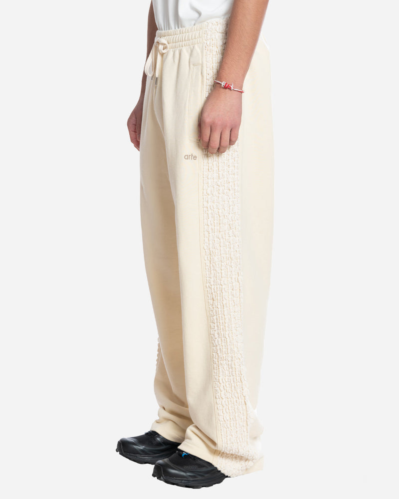 Arte - Pantalones deportivos con ribete de flores