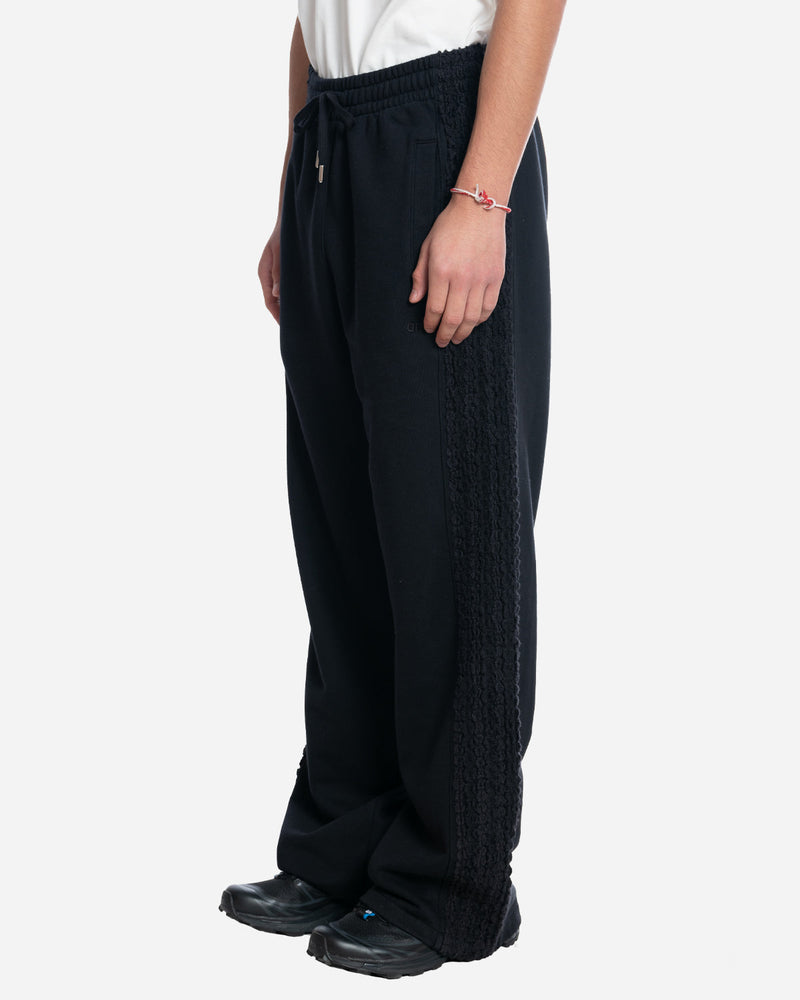 Arte - Pantalones deportivos con ribete de flores
