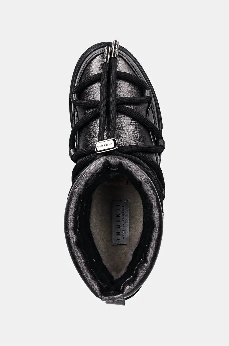 Bottes Full Leather Metallic - Black