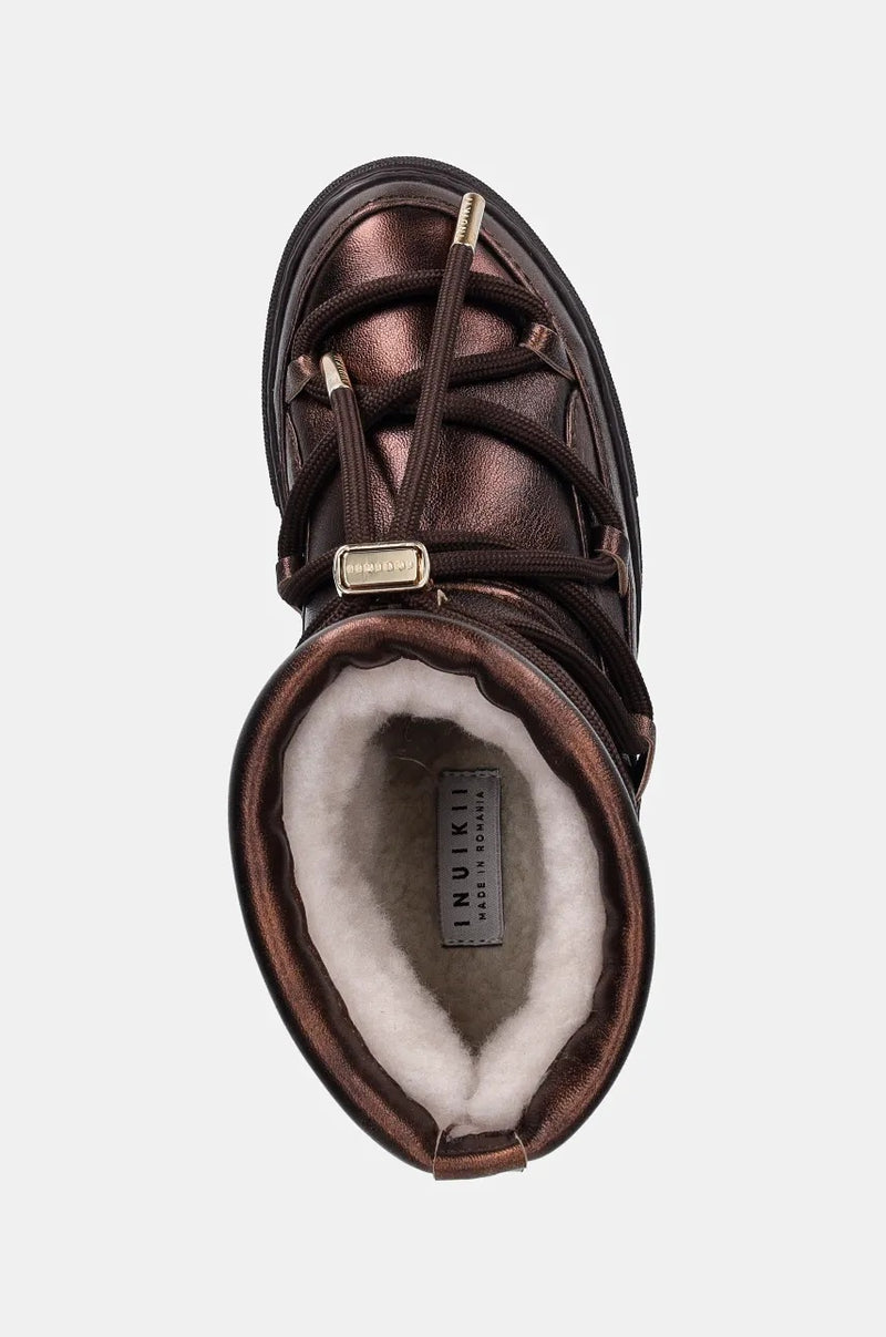 Bottes Full Leather Metallic - Bronze