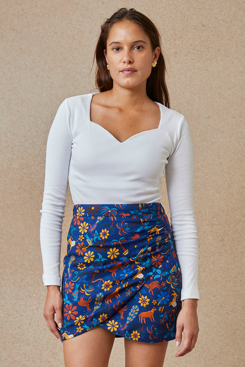 Top Grand Cœur Blanc Innocent