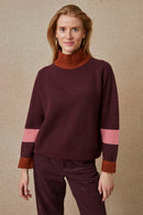 Pull Audacieuse Bordeaux