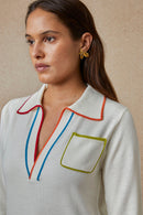 Pull Paolo Ecru En Laine