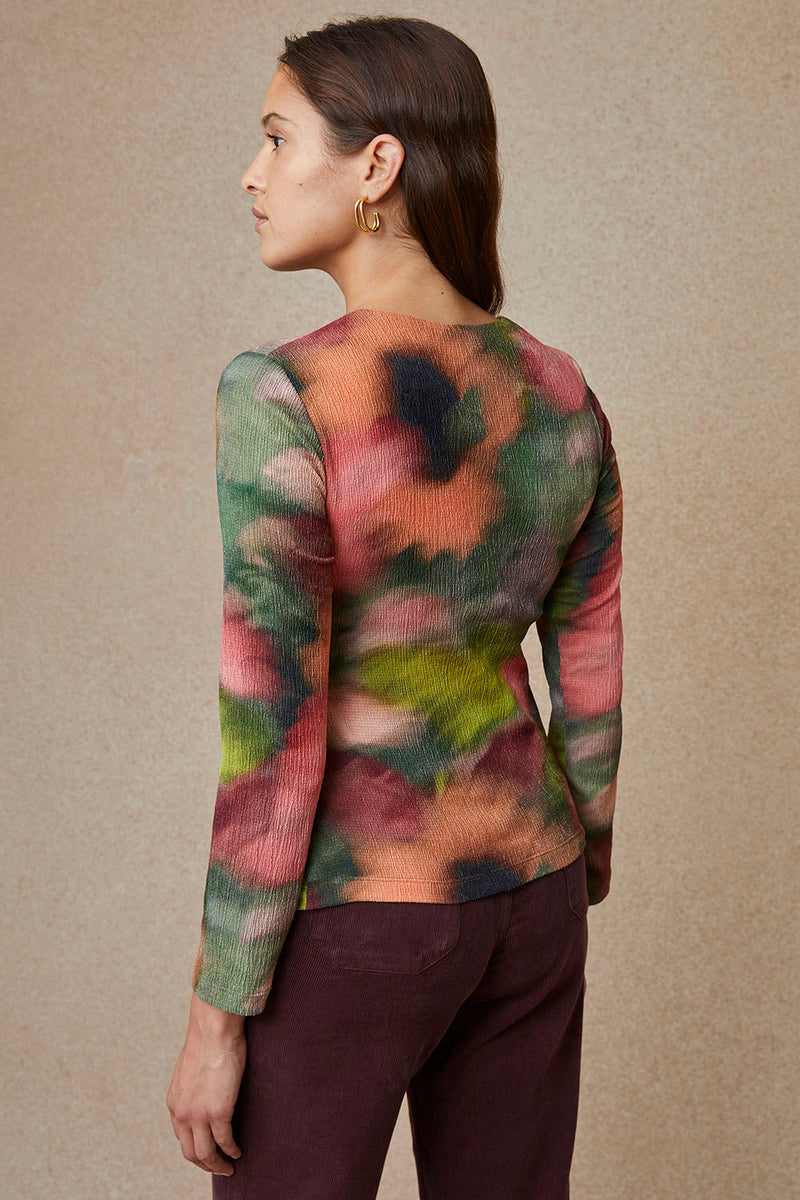 Top Bianca Flora Sauge