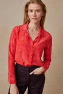 Chemisier En Soie Rivière Grenadine