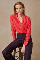 Chemisier En Soie Rivière Grenadine