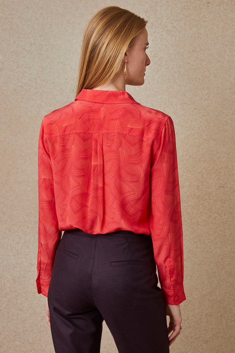 Chemisier En Soie Rivière Grenadine