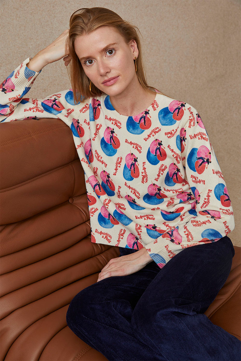 Pull Un Américain À Paris En Laine