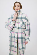 Manteau Marines En Cachemire District Rainforest