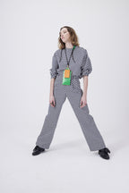 Pantalon Maure En Jacquard À Carreaux