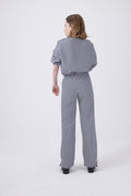 Pantalon Maure En Jacquard À Carreaux