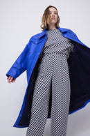 Pantalon Maure En Jacquard À Carreaux