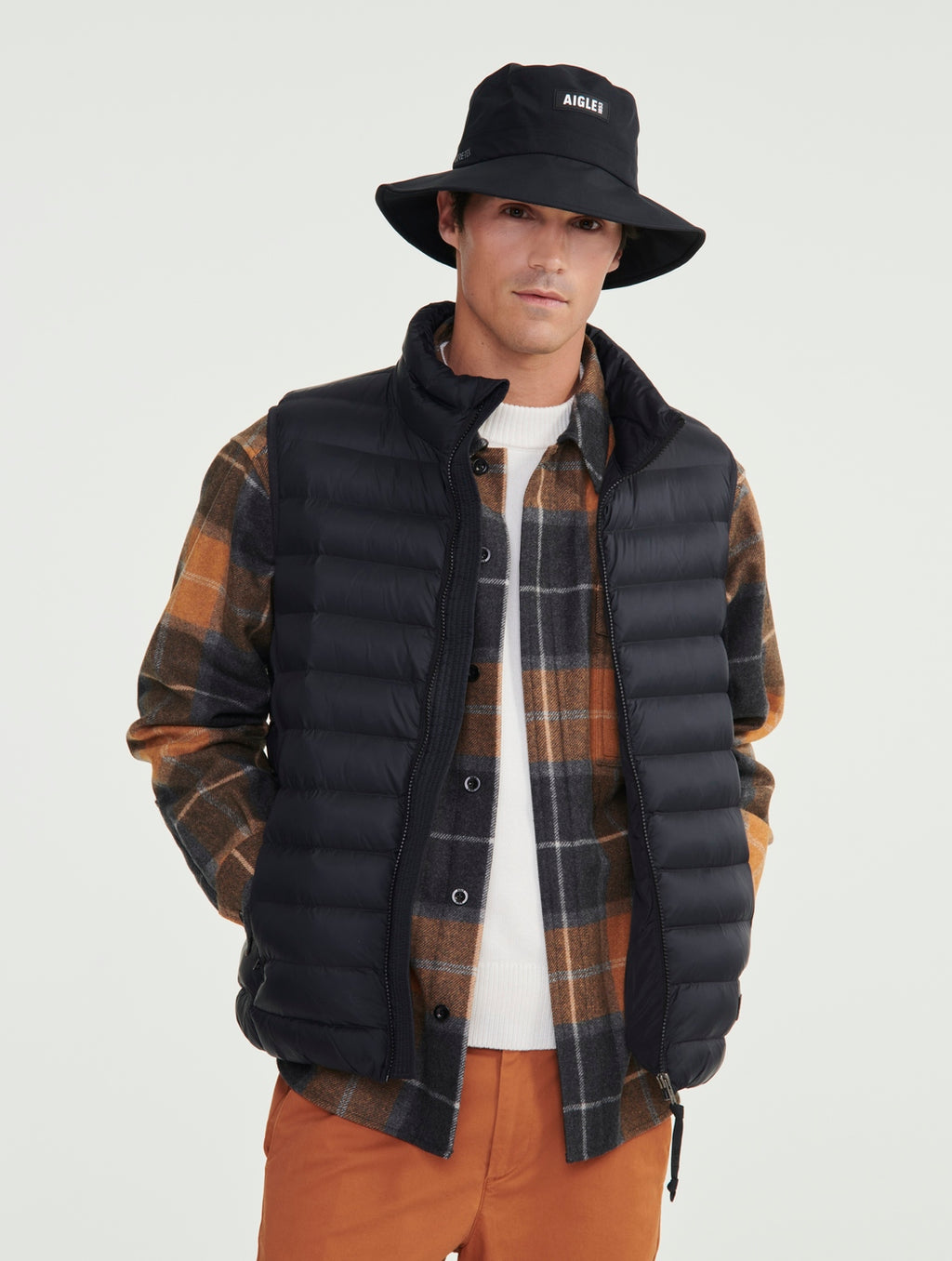 Gilet imbottito da esterno - Nero - Uomo