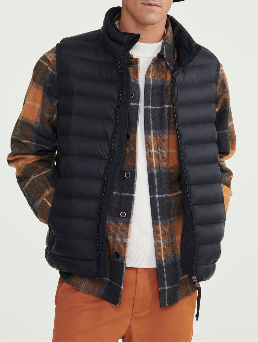 Gilet imbottito da esterno - Nero - Uomo
