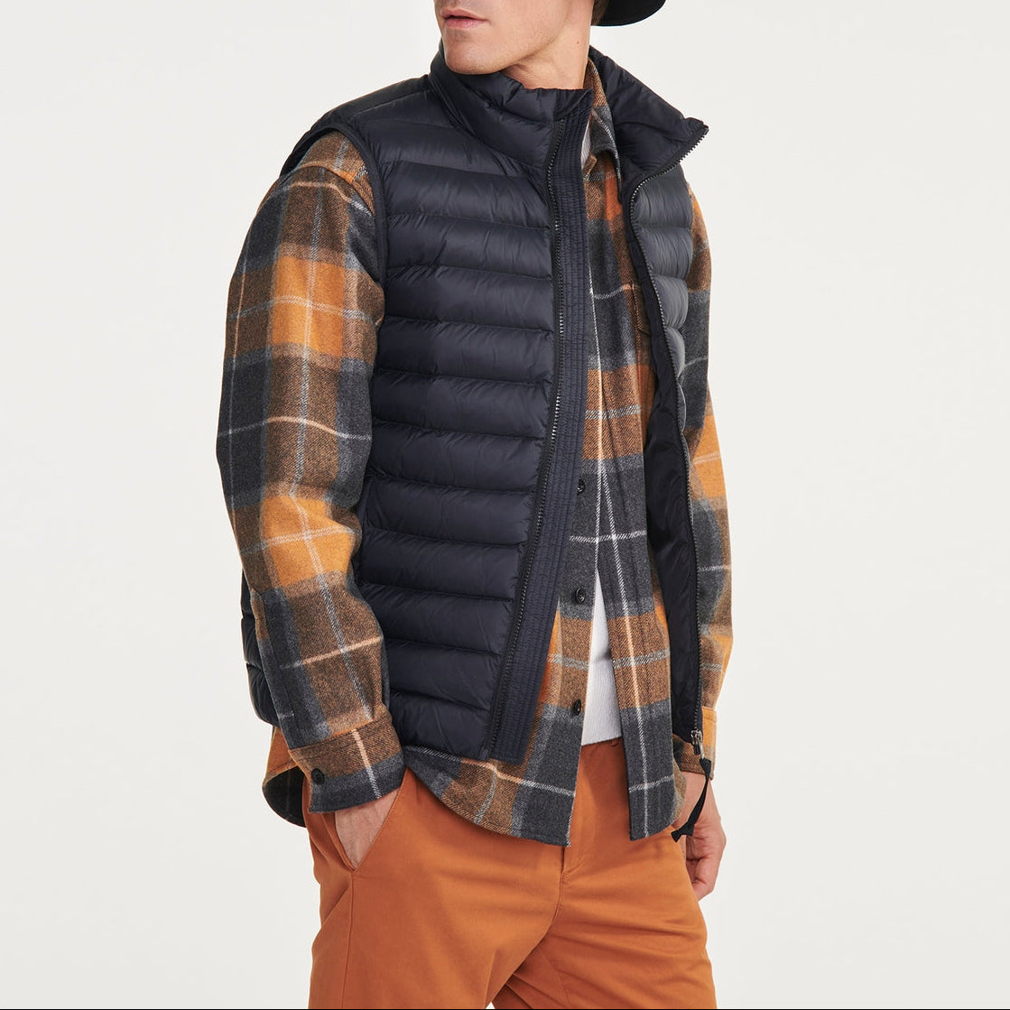 Gilet imbottito da esterno - Nero - Uomo