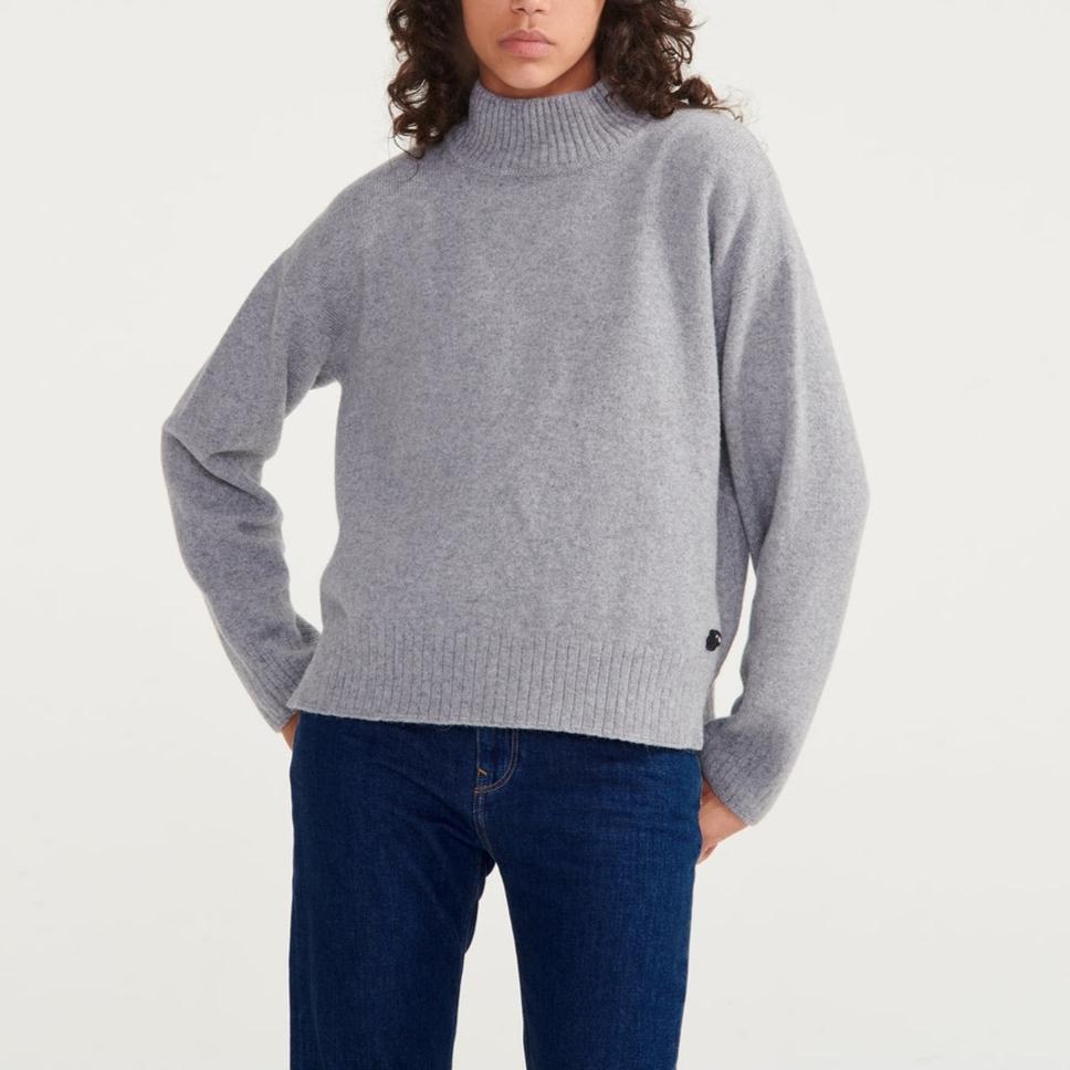 Pull - Heather Grey - Femme