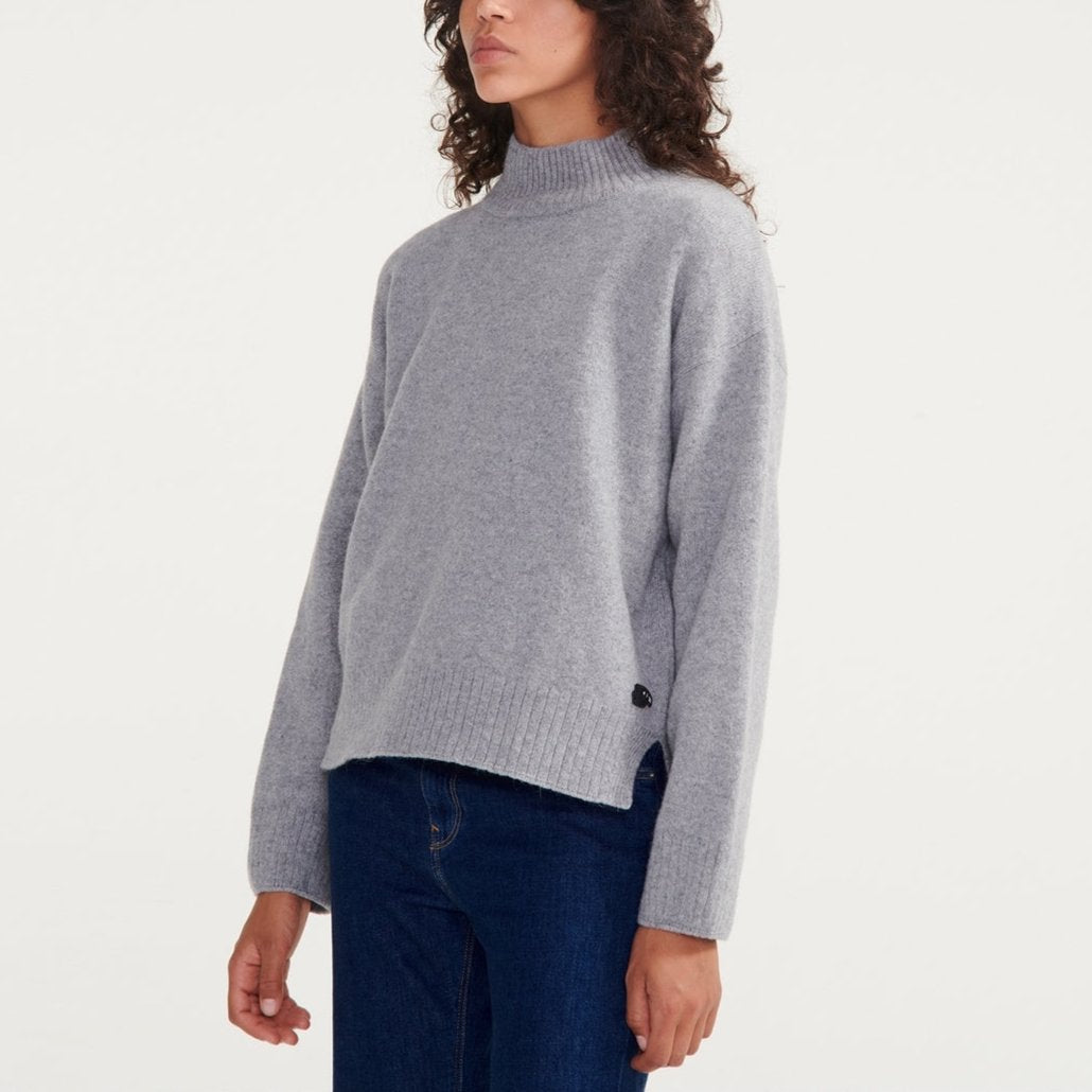 Pull - Heather Grey - Femme