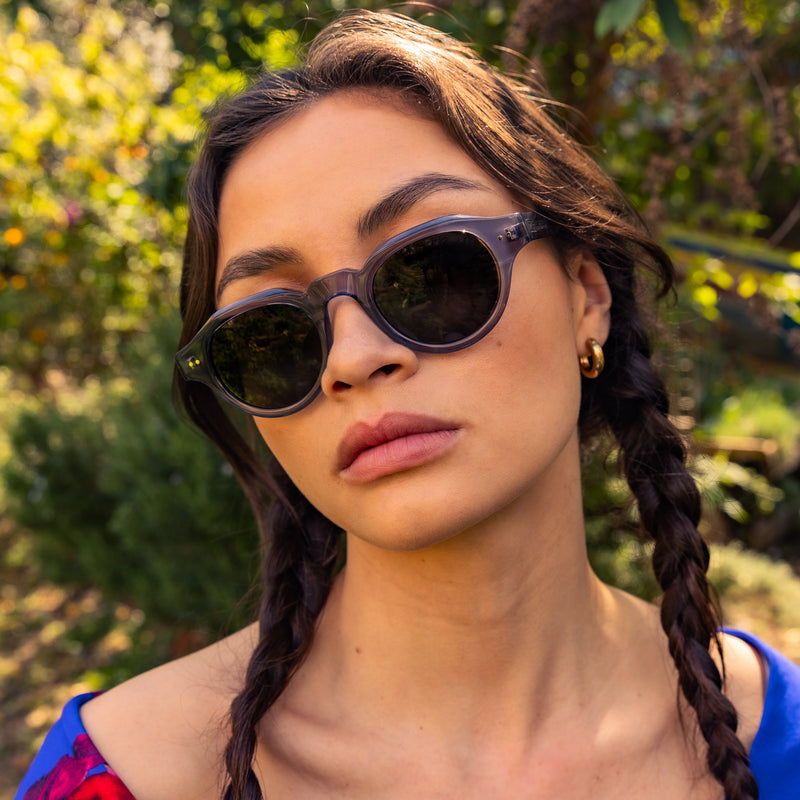 Lunettes De Soleil Grace.B - Gris - Mixte