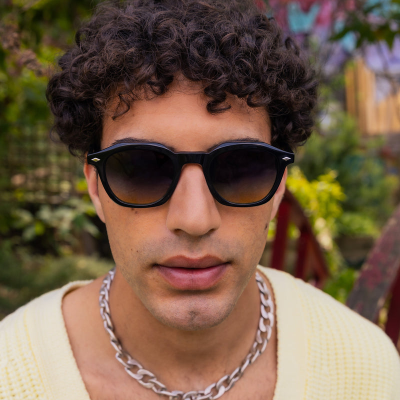 Lunettes De Soleil Gavin.H - Noir - Mixte