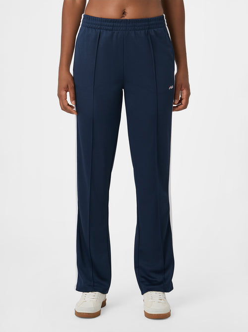 Sagano Straight-leg Banded Sweatpants - Iris Black