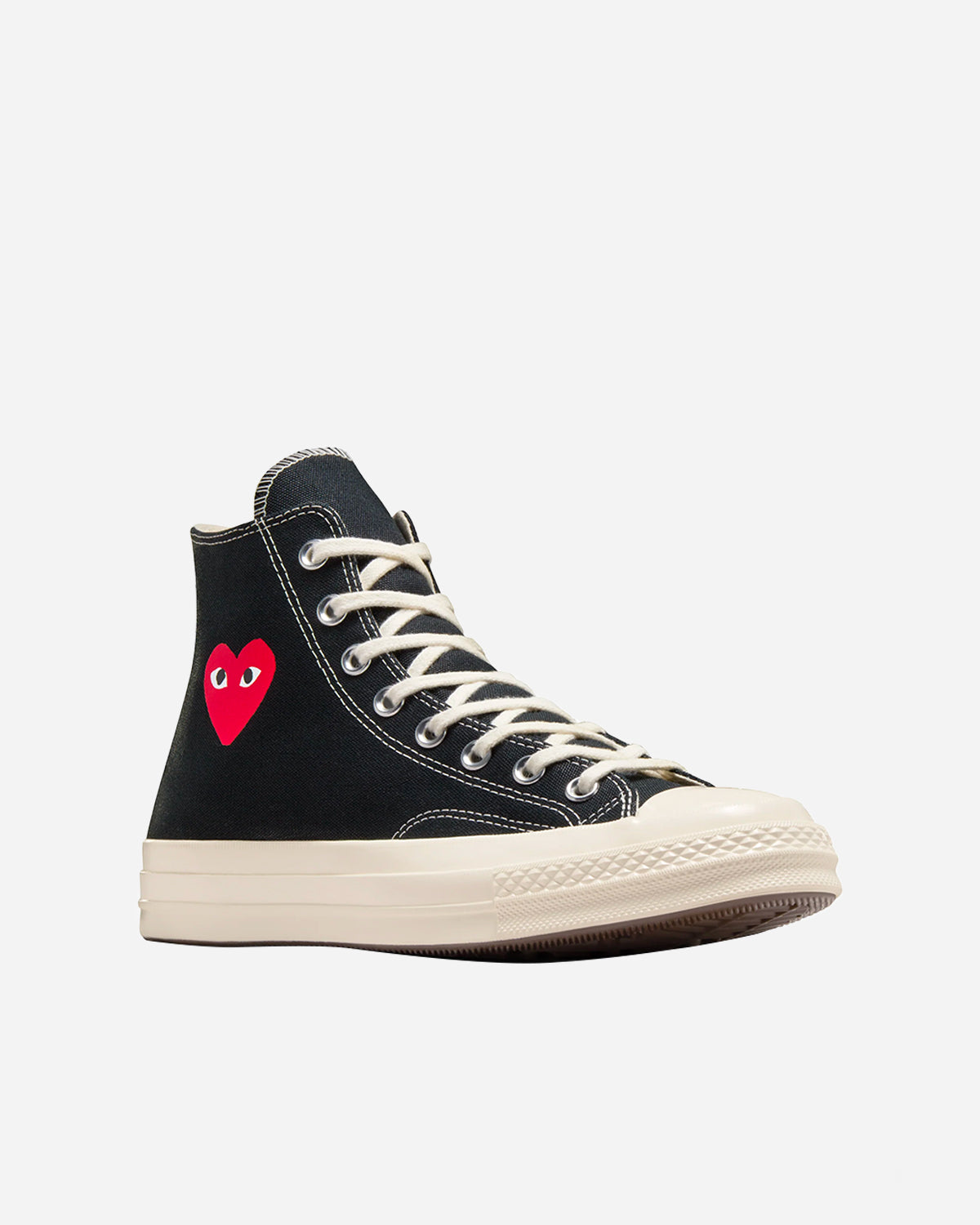 Comme Des Garçon Play - Cdg Play X Converse Chuck 70 Hi Top Small Heart Black