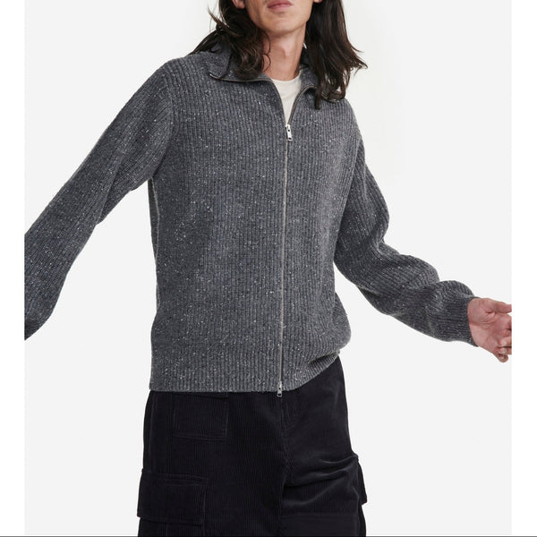 Maglione - Grigio mélange scuro - Uomo