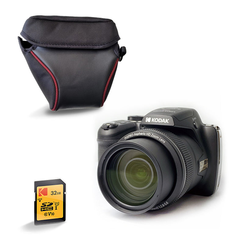 Appareil Photo Bridge Pixpro Az528 - Zoom Optique 52X - Midnight Blue - Carte SD & Housse Offertes - Kodak