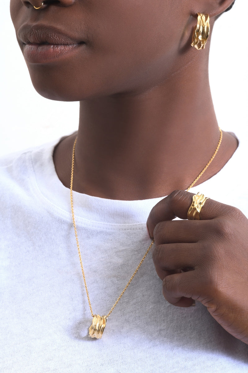 Gold Azaela Ring