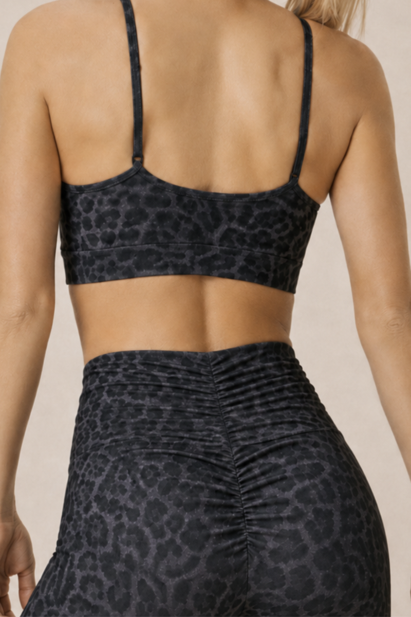 Legging Azalée - Panthère Violet