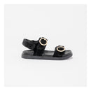 Sandales Azura Black-Pony Hair