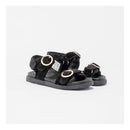 Sandales Azura Black-Pony Hair