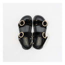 Sandales Azura Black-Pony Hair