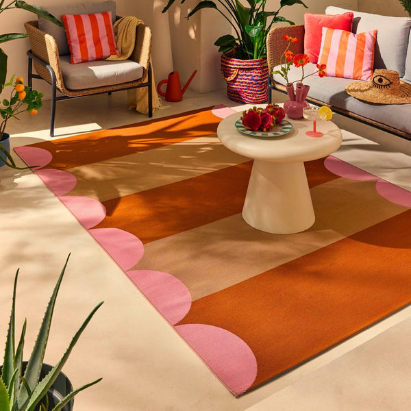 Azur - Tapis D'Extérieur - Polypropylène/Polyester - Beige