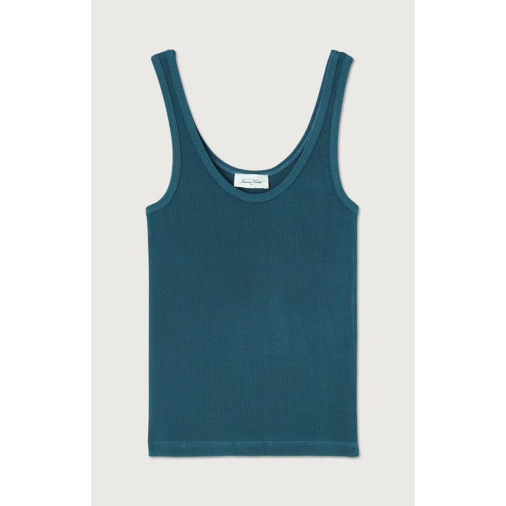 Top Ajustado Cuello Redondo - Petróleo - Mujer
