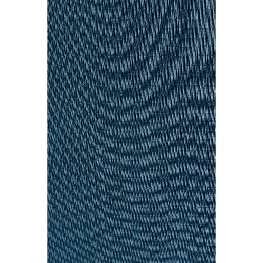 Top Ajustado Cuello Redondo - Petróleo - Mujer