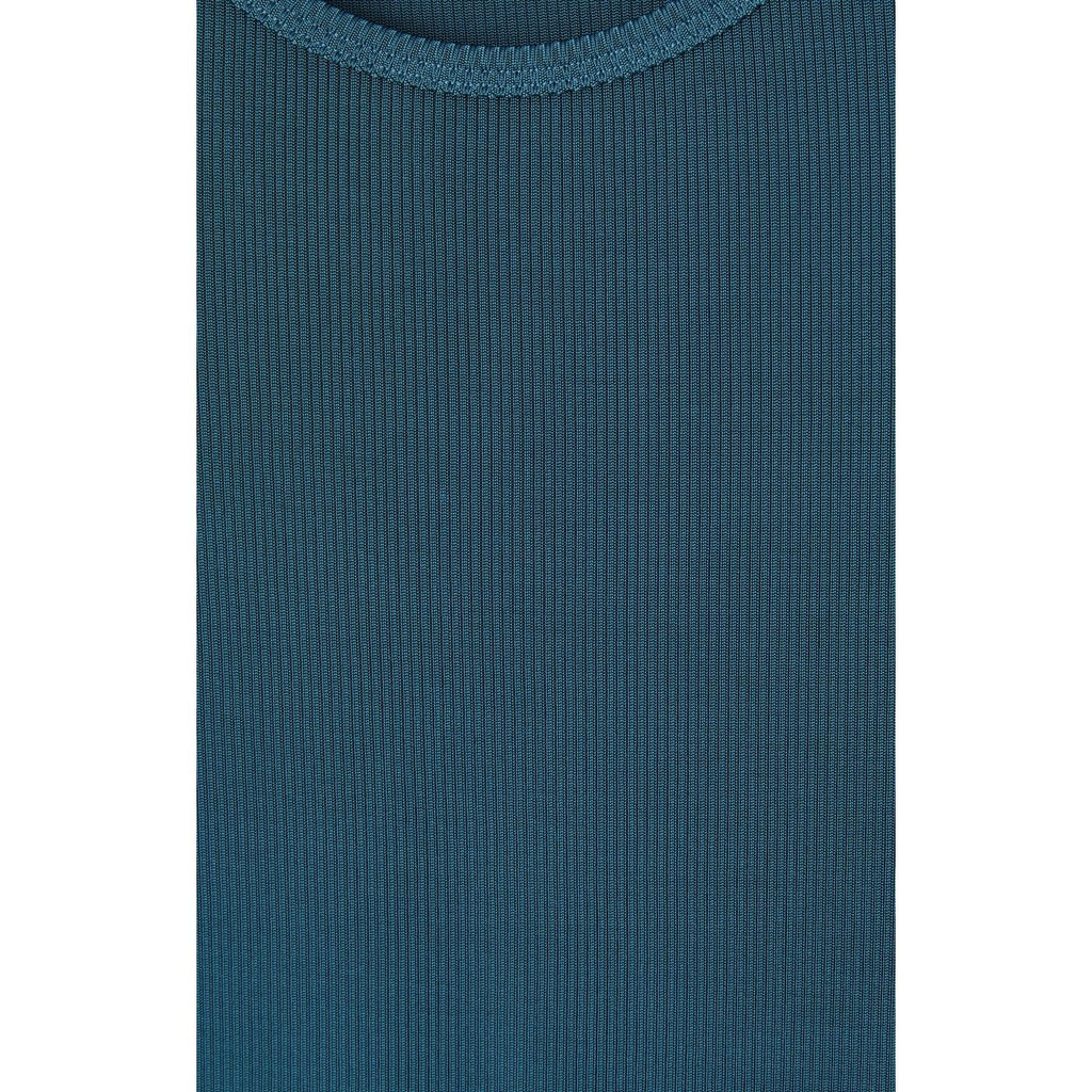 Camiseta de Cuello Barco - Petróleo - Mujer