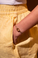 Bracelet Accoster - Or Pailleté